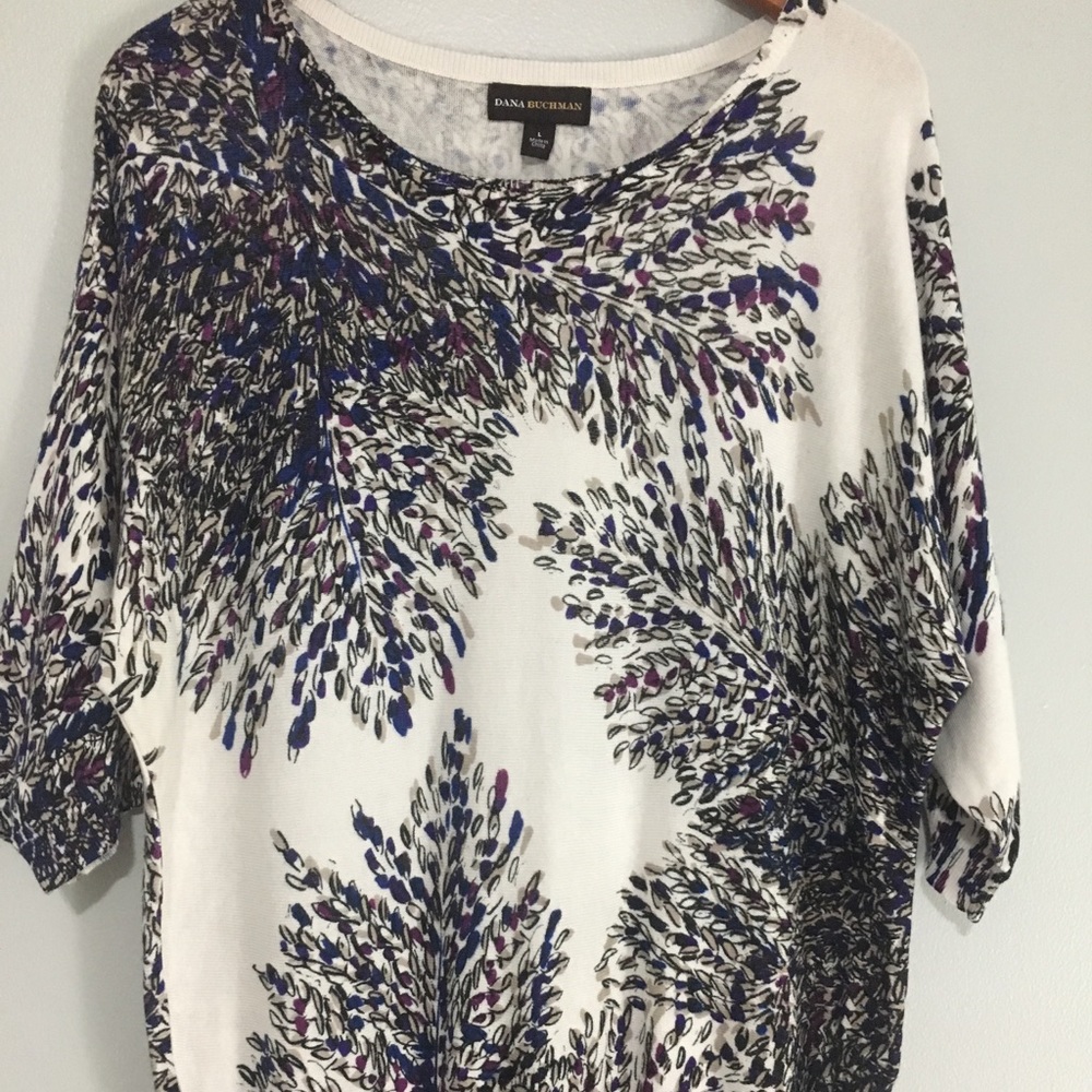 Dana Buchman 3/4 Sleeve Knit Sweater